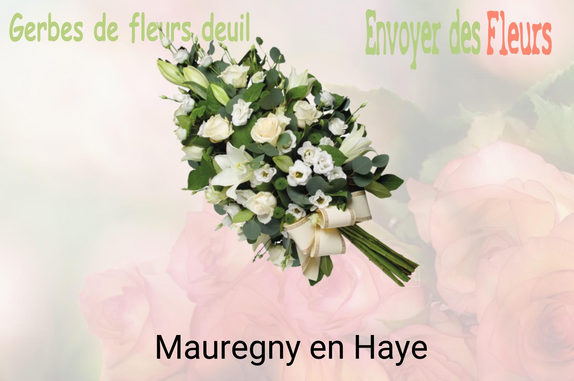 Gerbe de fleurs de deuil livrée à Mauregny-en-Haye